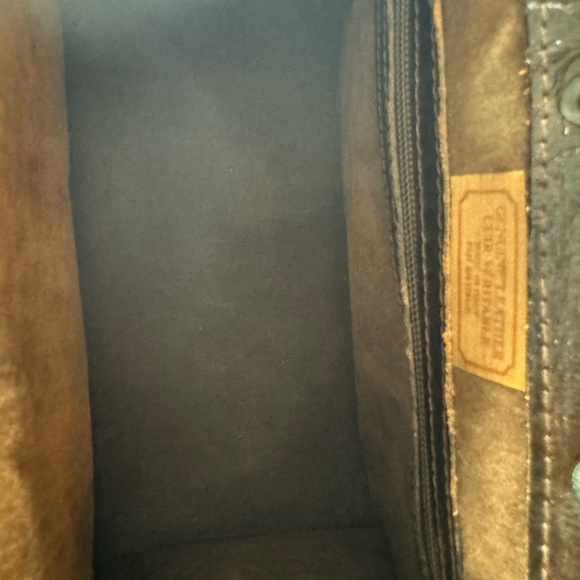 Genuine Cuir Veritable Alligator/Crocodile RARE VINTAGE Kelly Bag w/ bronze. - Picture 6 of 6